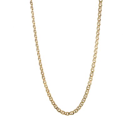 CADENA TEJIDO ANCLA 18K