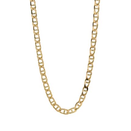 CADENA TEJIDO ANCLA 18K