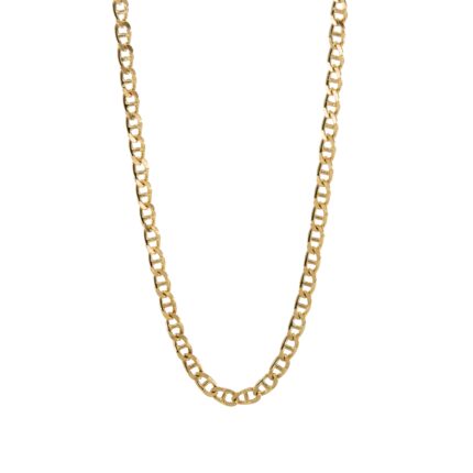 CADENA TEJIDO ANCLA 18K