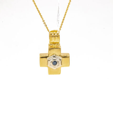 DIJE CRUZ 2 OROS 18K