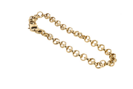PULSERA TEJIDO ROLO 18K