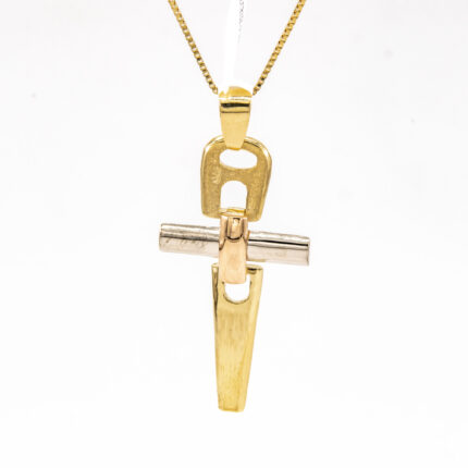 DIJE CRUZ 3 OROS 18K