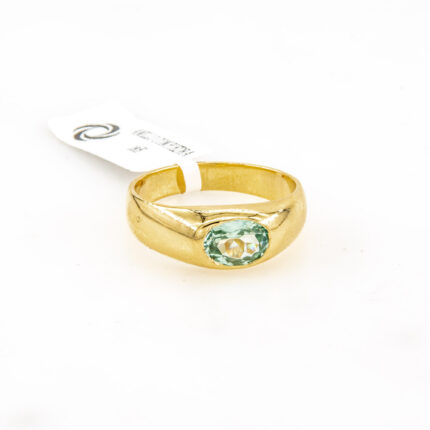 ANILLO CON PIEDRA 18K
