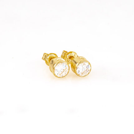 ARETES TOPO ZIRCON 18K