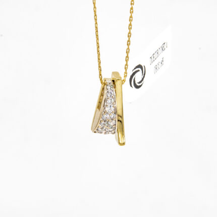 DIJE ZIRCONES 2 OROS 18K