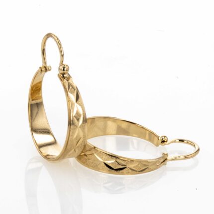 ARETES CANDONGAS 18K