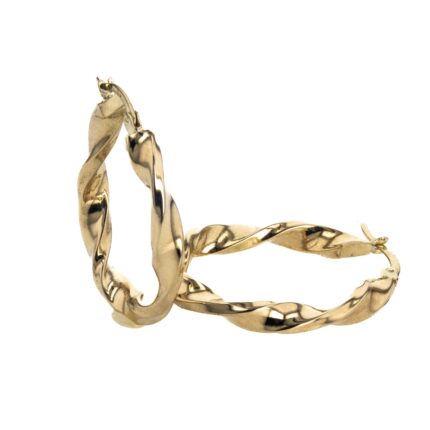 ARETES ARGOLLAS CON DISEÑO 18K