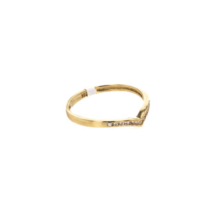 ANILLO CON ZIRCONES 18K