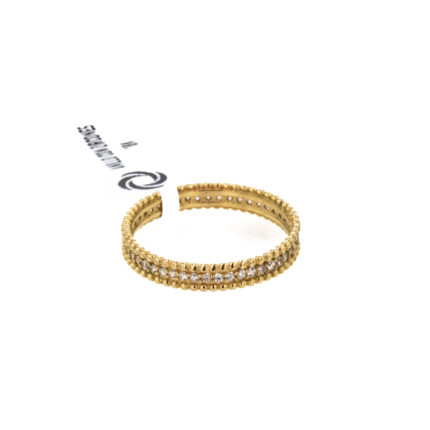ANILLO CON ZIRCONES 18K