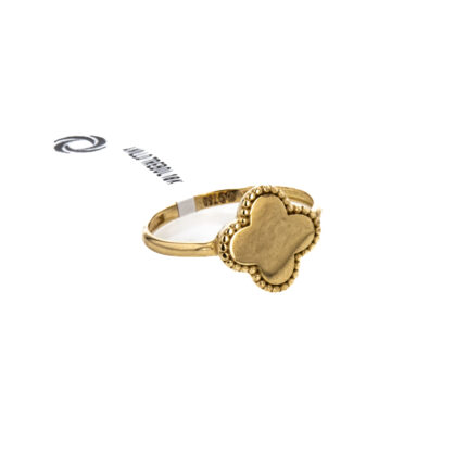 ANILLO TREBOL 18K