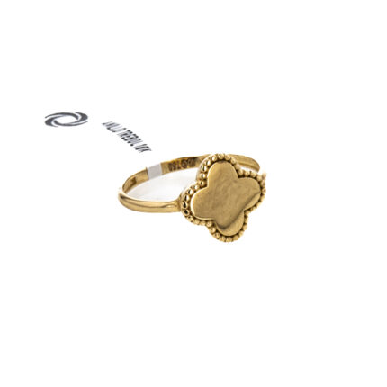 ANILLO TREBOL 18K