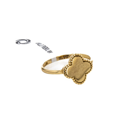 ANILLO TREBOL 18K
