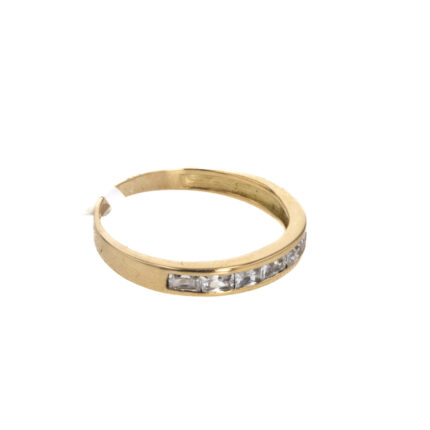 ANILLO CON ZIRCONES 18K