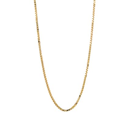 CADENA TEJIDO CAJA 18K
