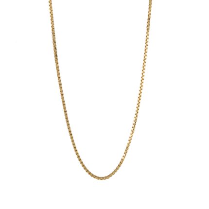 CADENA TEJIDO CAJA 18K