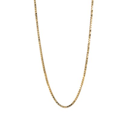 CADENA TEJIDO CAJA 18K