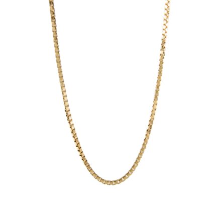 CADENA TEJIDO CAJA 18K