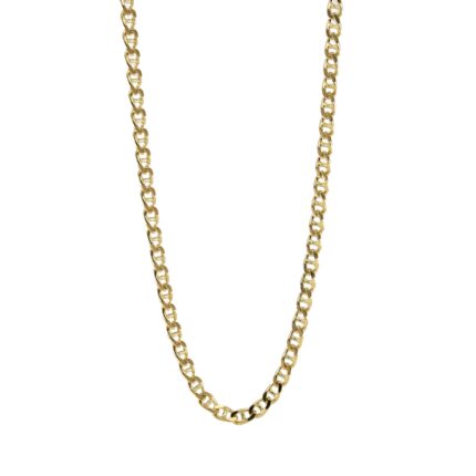 CADENA TEJIDO ANCLA 18K