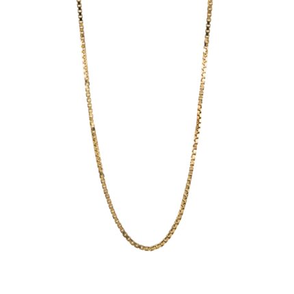 CADENA TEJIDO CAJA 18K