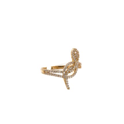ANILLO CON ZIRCONES 18K