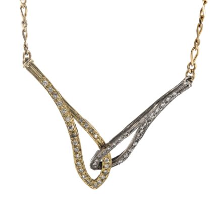 CADENA GARGANTILLA 18K - 0,43 CT APROX