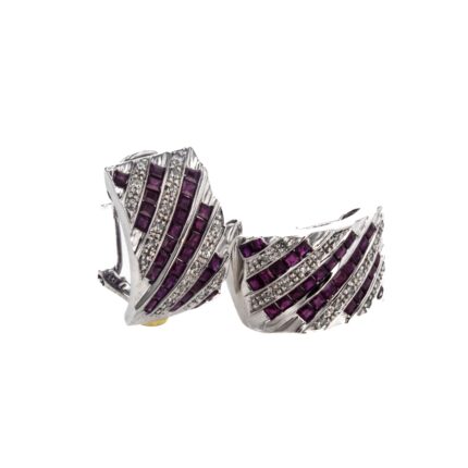 ARETES 18K - P. FINA - O. BLANCO