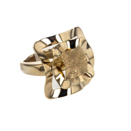 ANILLO CON ZIRCONES 18K