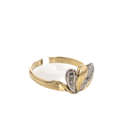 ANILLO CON ZIRCONES 18K