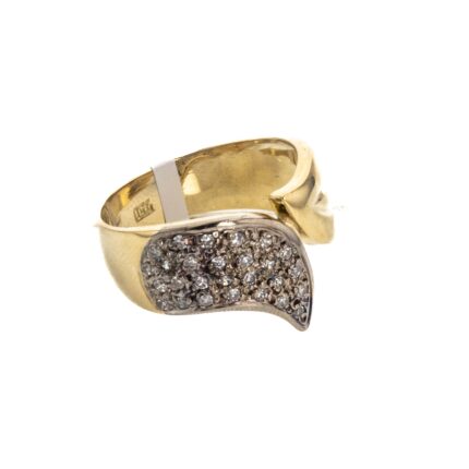 ANILLO CON ZIRCONES 18K