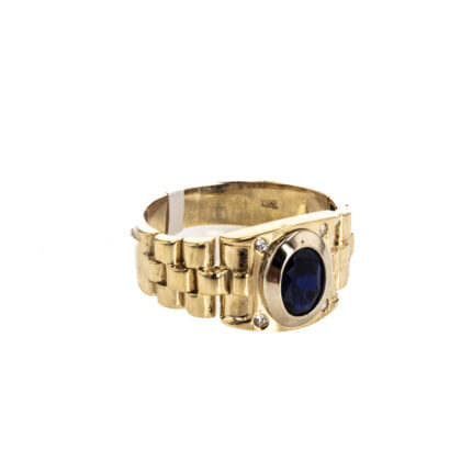 ANILLO 2 COLORES 18K