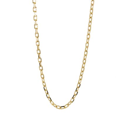 CADENA TEJIDO FORZADA 18K