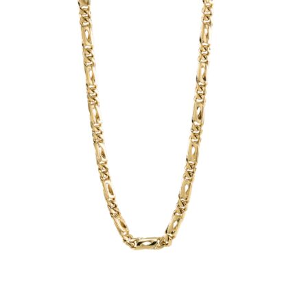 CADENA TEJIDO OJO DE PARAJO 18K