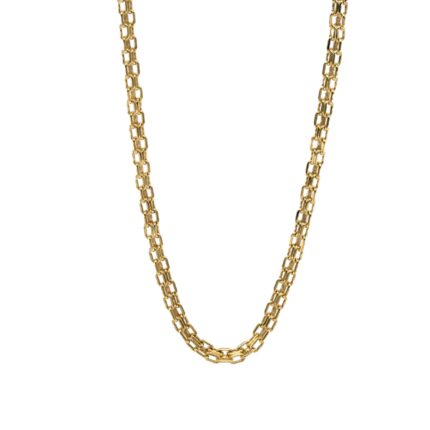 CADENA TEJIDO BISMARK 18K