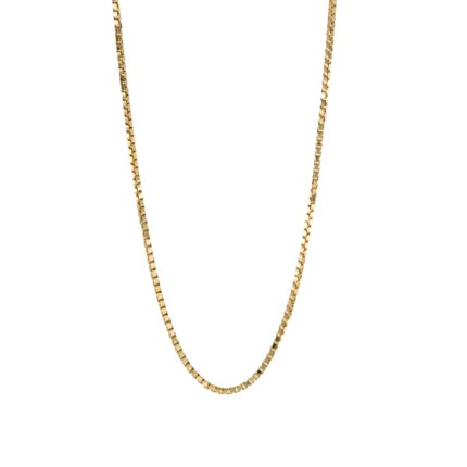 CADENA TEJIDO CAJA 18K