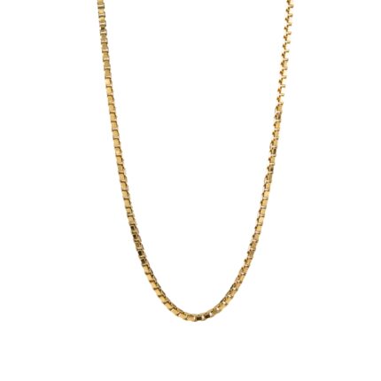 CADENA TEJIDO CAJA 18K