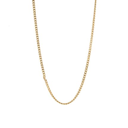 CADENA TEJIDO CUBANA 18K
