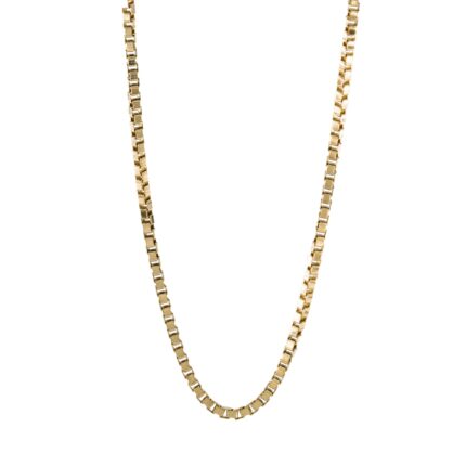 CADENA TEJIDO CAJA 18K