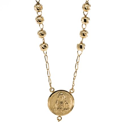 CADENA ROSARIO 18K