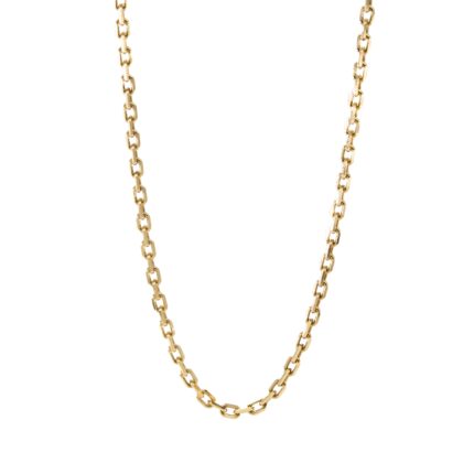 CADENA TEJIDO FORZADA 18K