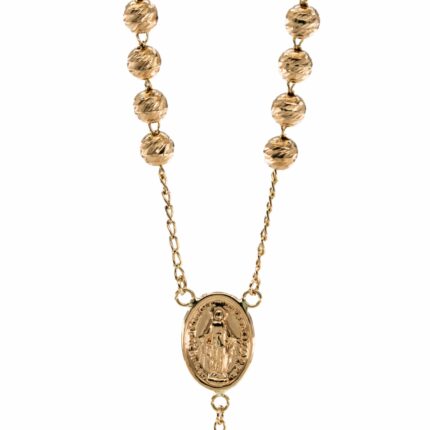 CADENA ROSARIO 18K