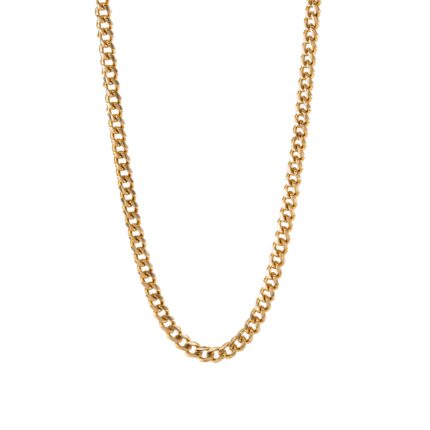 CADENA TEJIDO CUBANA 18K