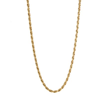 CADENA TEJIDO CORDON 18K