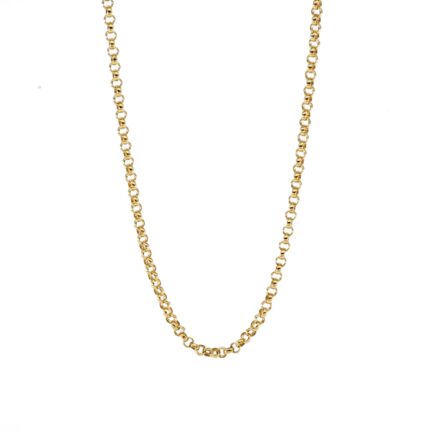 CADENA TEJIDO FORZADA 18K