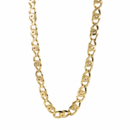 CADENA OJO DE PAJARO 18K