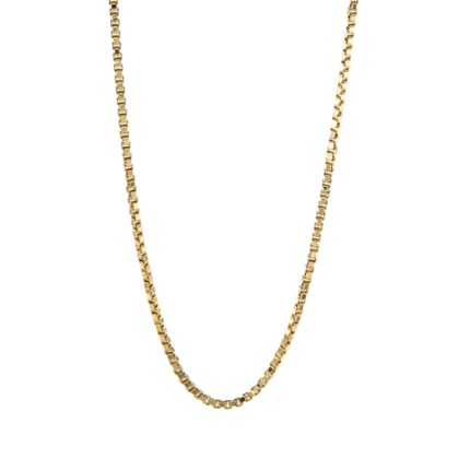 CADENA TEJIDO CAJA 18K