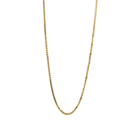 CADENA TEJIDO CAJA 18K