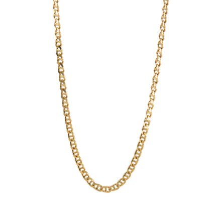 CADENA TEJIDO ANCLA 18K