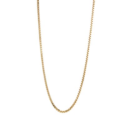 CADENA TEJIDO CAJA 18K