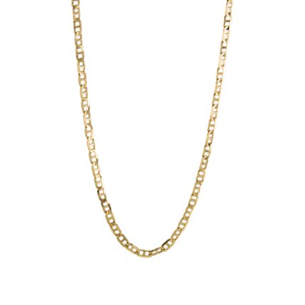 CADENA TEJIDO ANCLA 18K