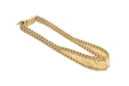 PULSERA TEJIDO CHINO 18K
